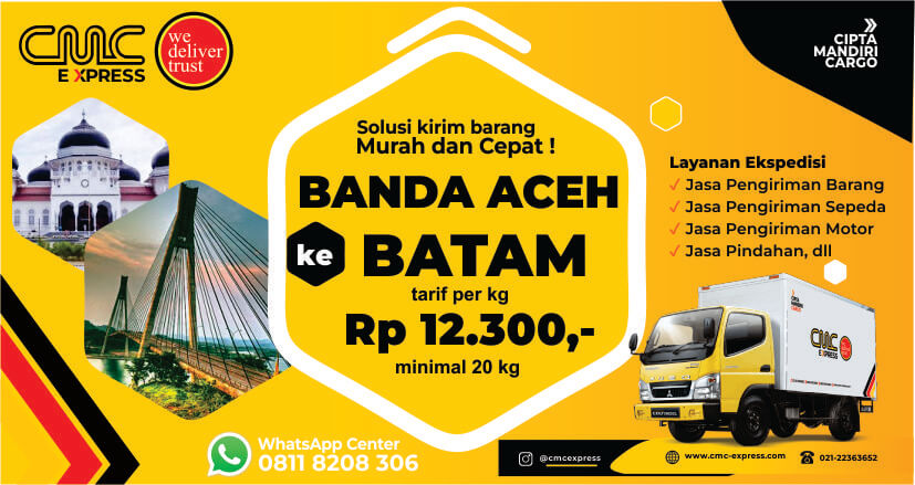 Ekspedisi Murah Banda Aceh ke Batam