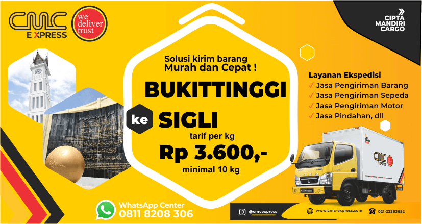 Ekspedisi Bukittinggi ke Sigli