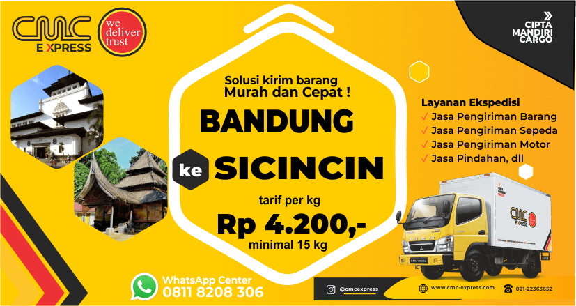 Ekspedisi Bandung Ke Sicincin