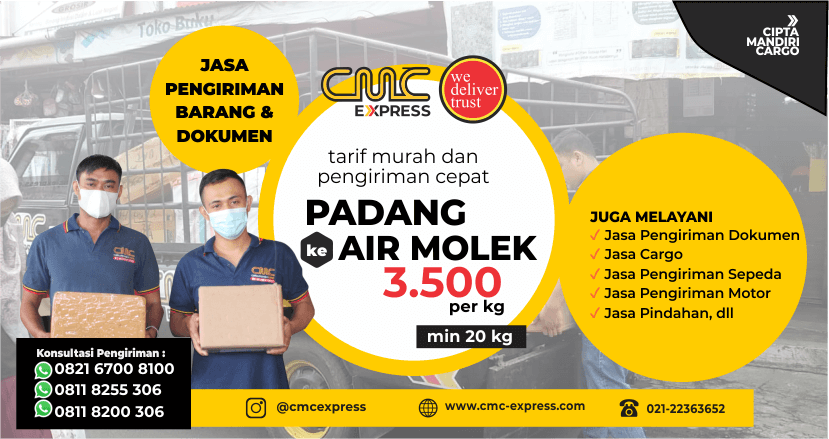 Ekspedisi Padang Ke Air Molek