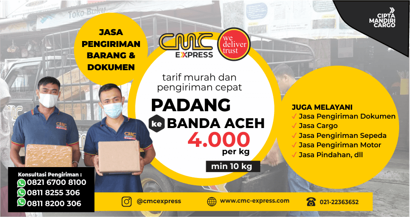 Ekspedisi Padang Ke Banda Aceh