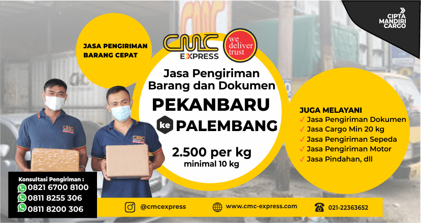 Ekspedisi Pekanbaru Ke Palembang