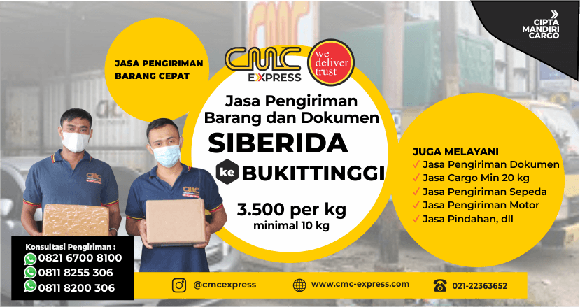 Ekspedisi Siberida Ke Bukittinggi