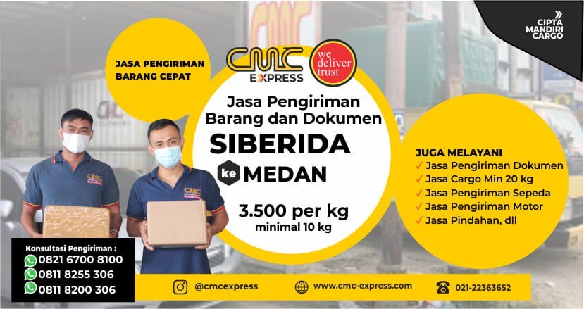 Jasa Ekspedisi Siberida Ke Medan