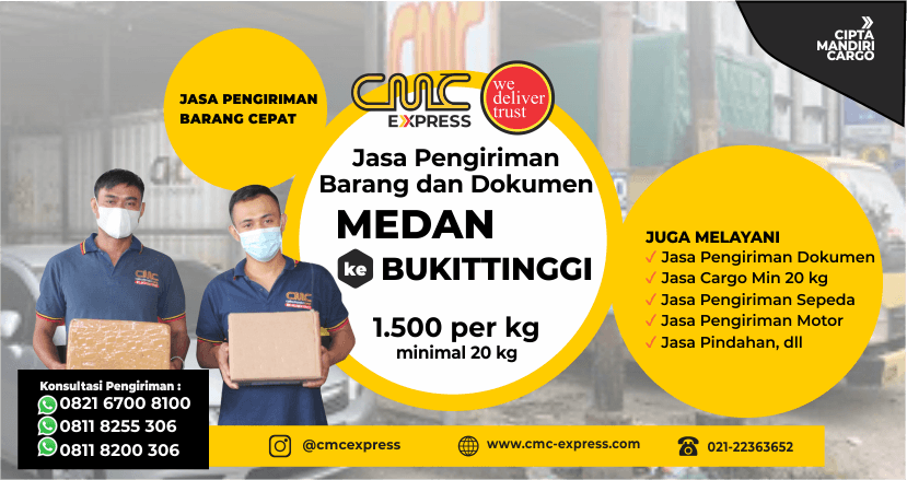 Ekspedisi Medan Ke Bukittinggi