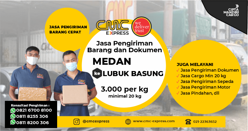 Jasa Ekspedisi Medan Ke Lubuk Basung