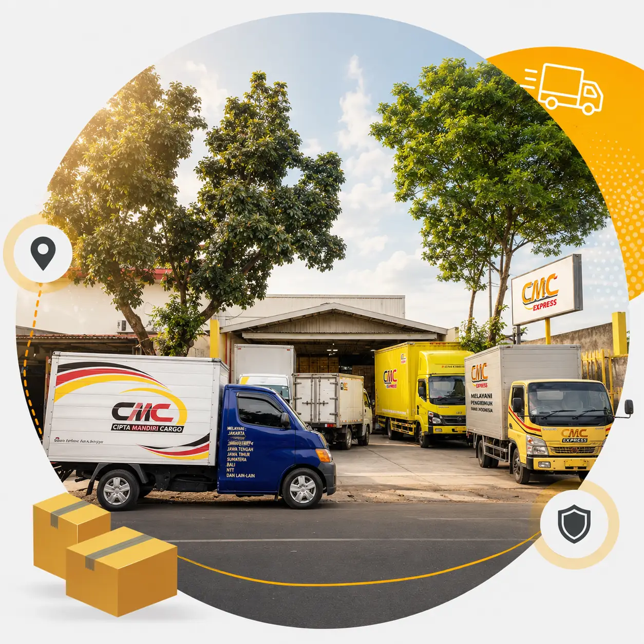 Jasa Cargo Darat Jakarta Sumatera